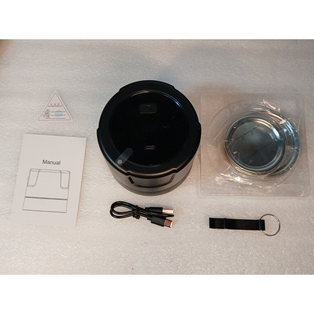 Rechargeable Vacuum Jar Sealer – Canister Lid – Food Storage – New Open Box
